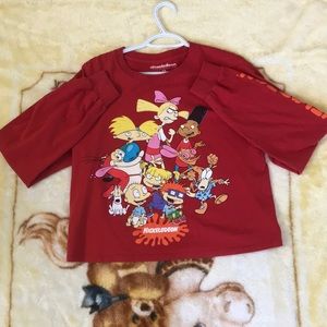 NICKELODEON CHARACTER LONG SLEEVE ( WOMEN MEDIUM )
